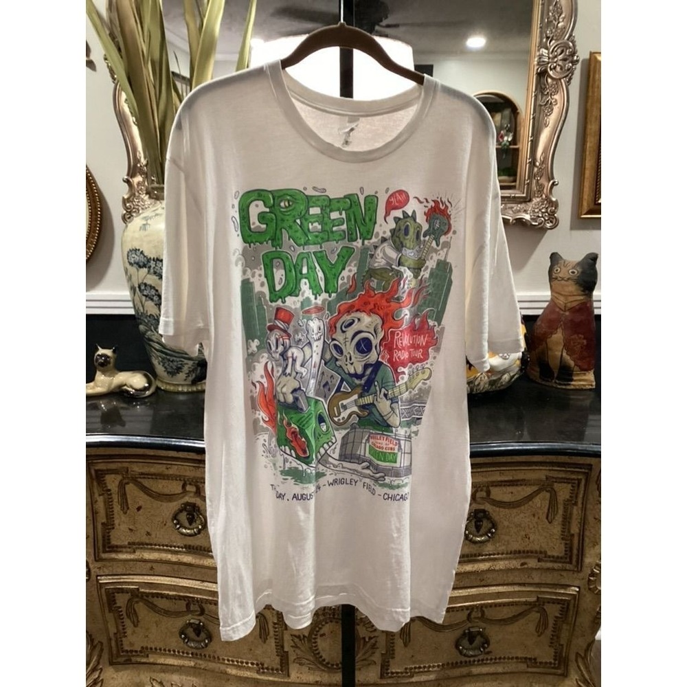 Green Day Rare Band Tee, 100% Cotton